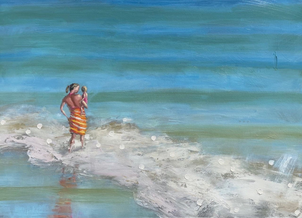 Bethany Harper Williams Oeuvre original - Peinture 40x53 Mama's Girl