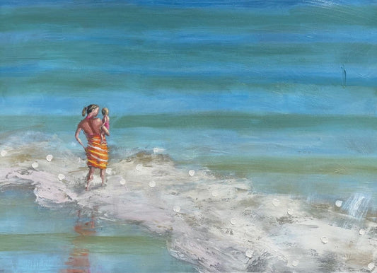 Bethany Harper Williams Oeuvre original - Peinture 40x53 Mama's Girl