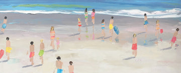 Bethany Harper Williams Oeuvre original - Peinture 15x36 Sunshine Makes Me Smile