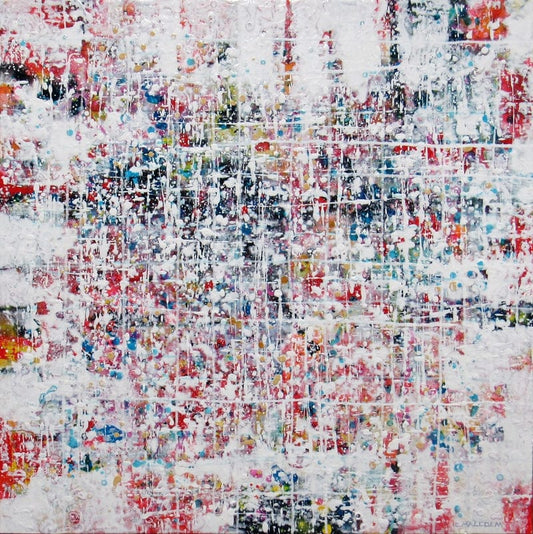 Carole Malcolm Oeuvre original - Peinture 36x36 Colorscape 17022