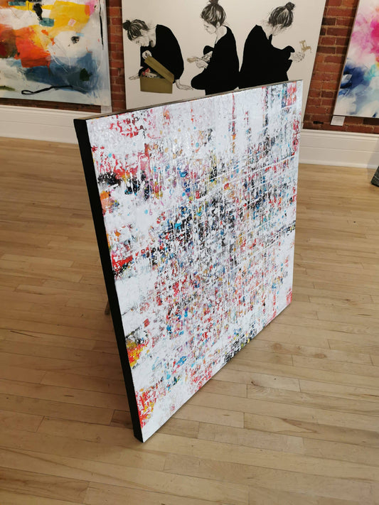 Carole Malcolm Oeuvre original - Peinture 36x36 Colorscape 17022