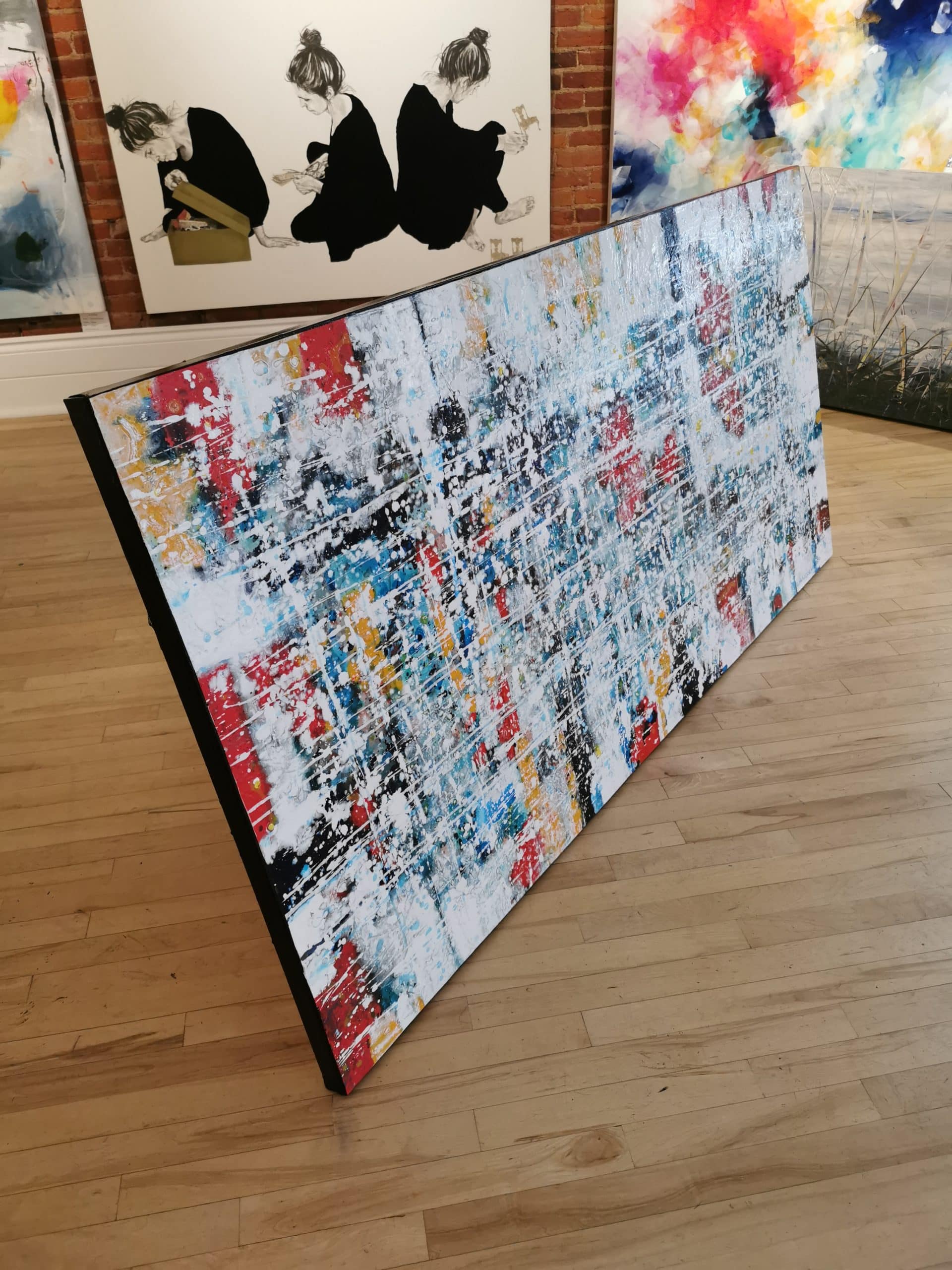 Carole Malcolm Oeuvre original - Peinture 36x72 Colorscape 17422
