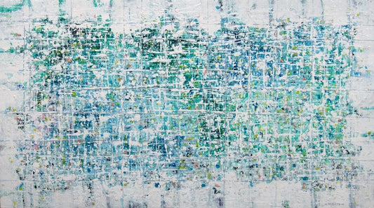 Carole Malcolm Oeuvre original - Peinture 40x72 Colorscape 17522