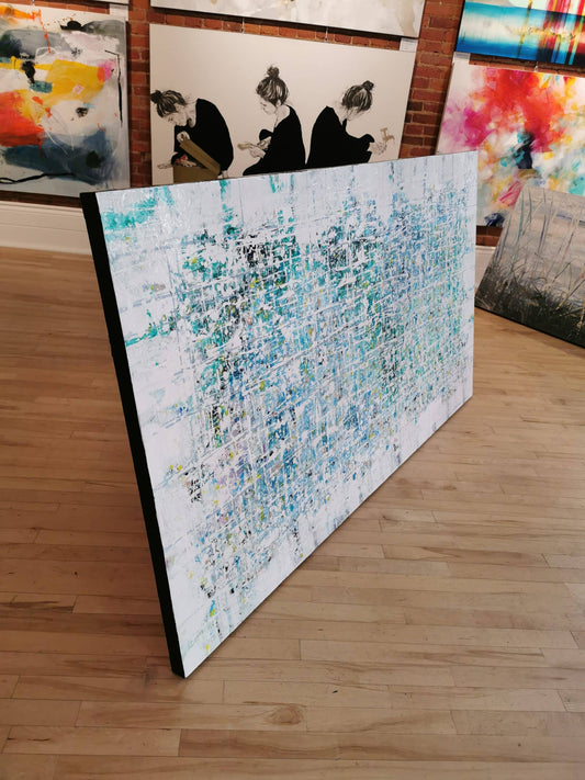 Carole Malcolm Oeuvre original - Peinture 40x72 Colorscape 17522