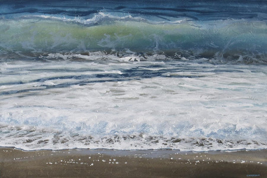 Carole Malcolm Oeuvre original - Peinture 40x60 Shoreline Study 12525