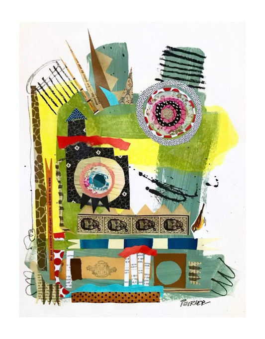 Chantal Poirier Oeuvre original - Peinture 14x11 Kodak #283