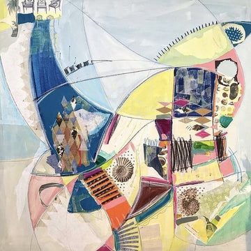 Chantal Poirier Oeuvre original - Peinture 42x42 Stairway to Heaven