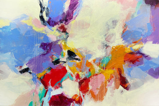 Cobie Cruz Oeuvre original - Peinture 40x60 It’s In Your Eyes #1