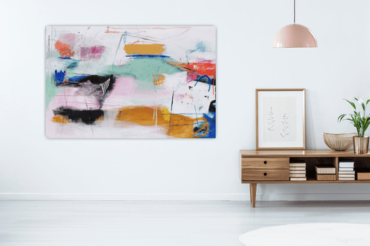 Danielle Lauzon Oeuvre original - Peinture 40x60 Infiniment lentement