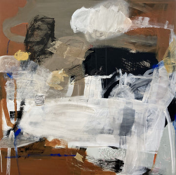 Danielle Lauzon Oeuvre original - Peinture 40x40 Kukum - T202130
