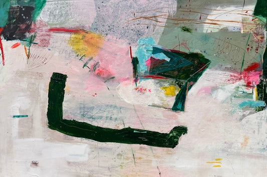 Danielle Lauzon Oeuvre original - Peinture 40x60 La mitre