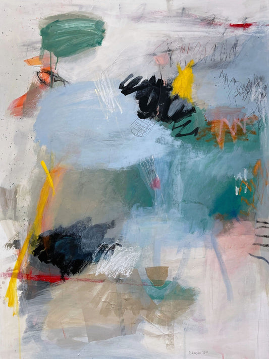 Danielle Lauzon Oeuvre original - Peinture 40x30 Sans titre – T202131