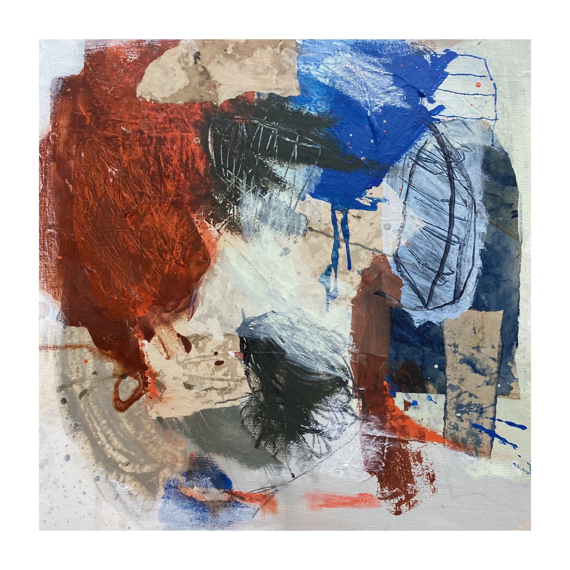 Danielle Lauzon Oeuvre original - Peinture 12x12 T202212