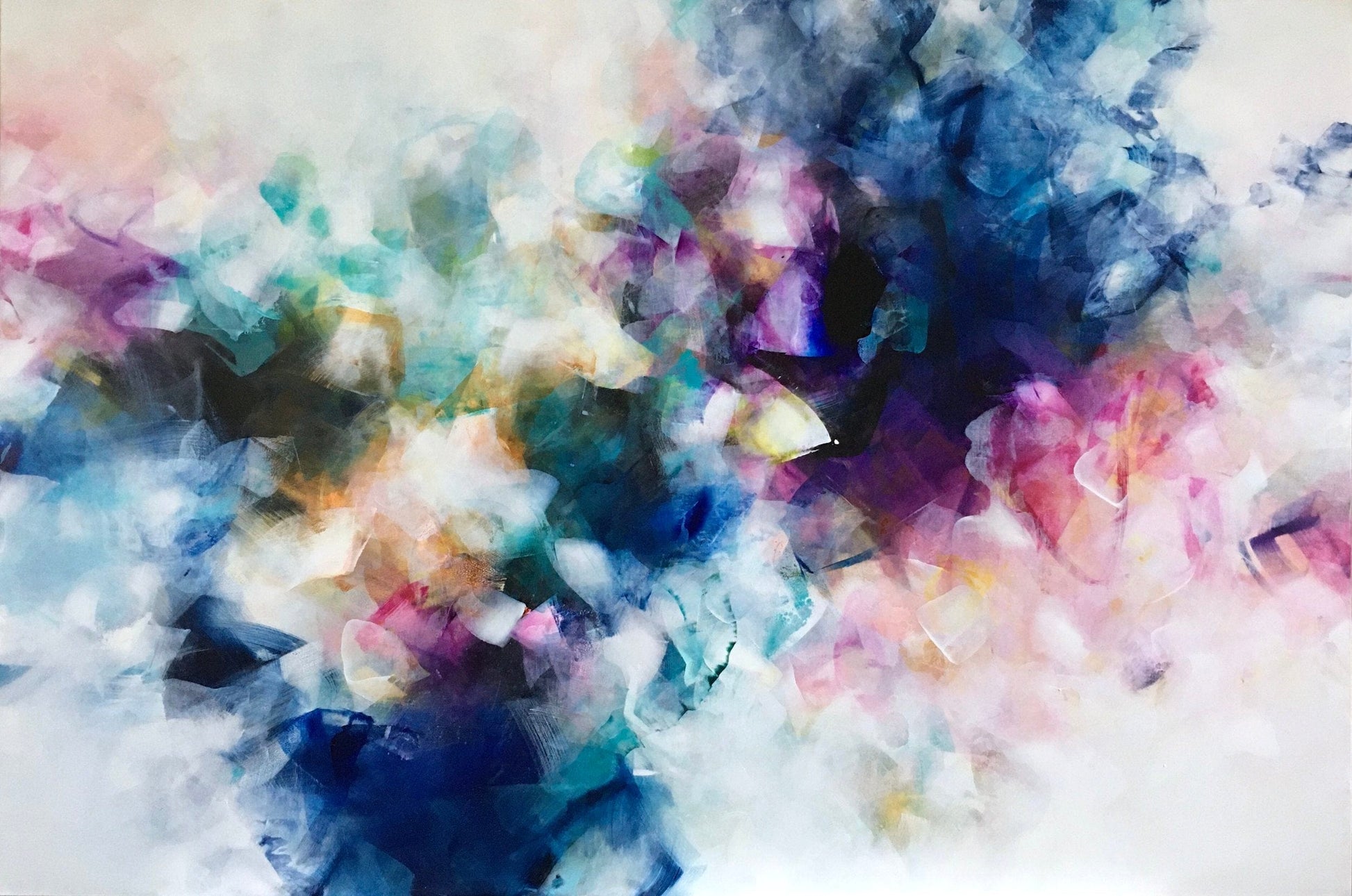 Deniz Altug Oeuvre original - Peinture 40x60 Contemplation