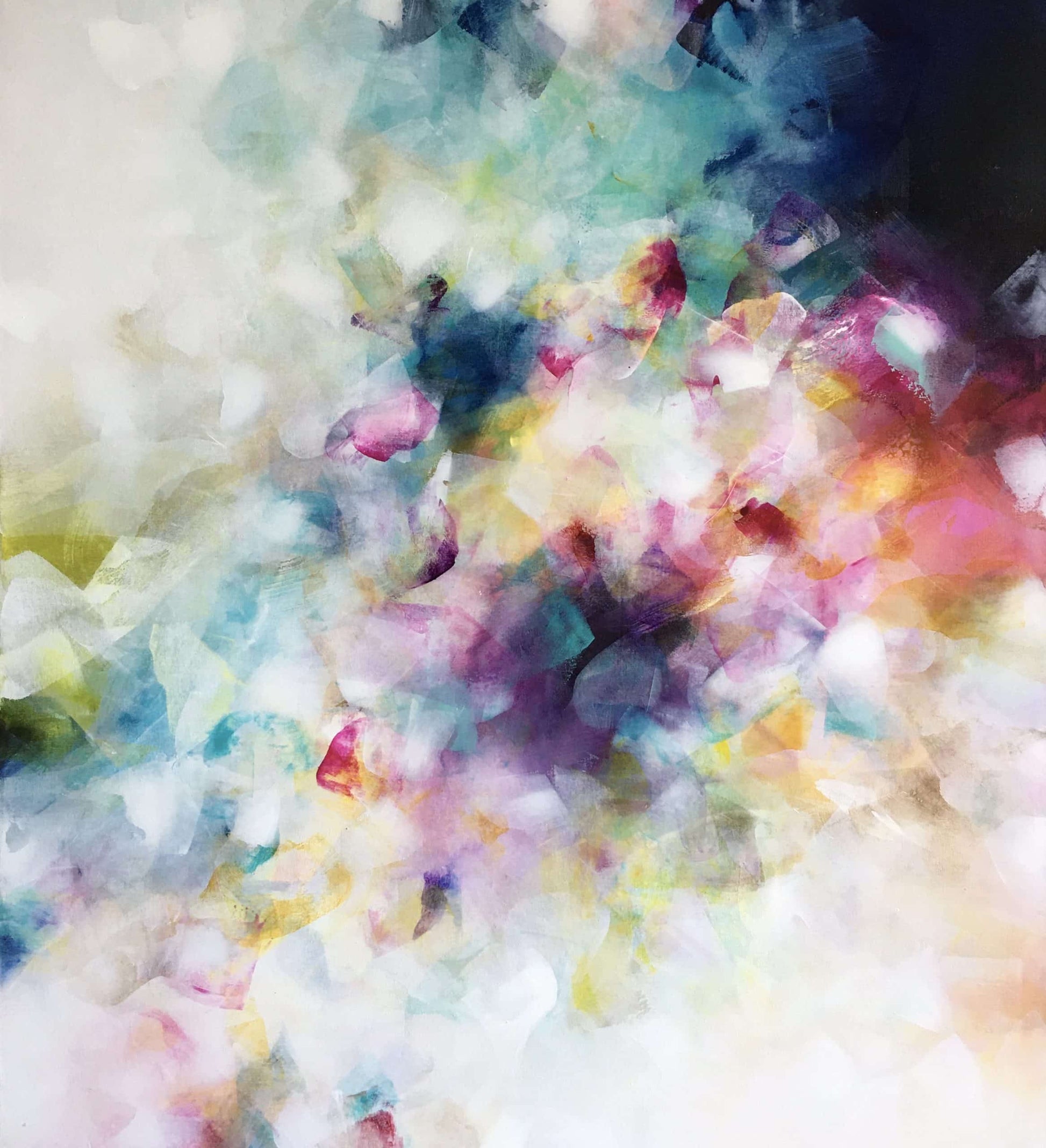 Deniz Altug Oeuvre original - Peinture 40x36 Getting Up Stronger