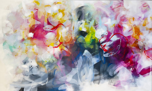 Deniz Altug Oeuvre original - Peinture 36x60 Letting Life Be Good