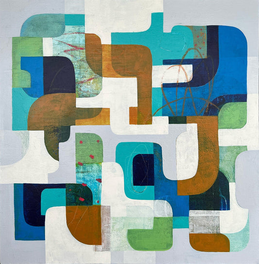 Diane Gosselin Oeuvre original - Peinture 30x30 Days go by