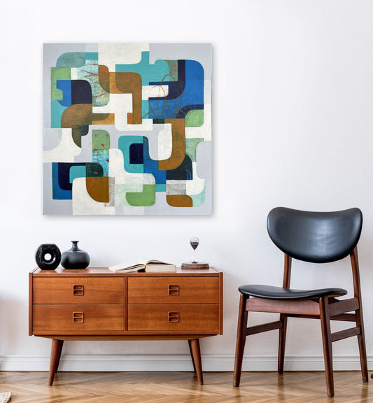 Diane Gosselin Oeuvre original - Peinture 30x30 Days go by