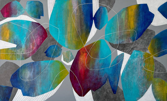 Diane Gosselin Oeuvre original - Peinture 36x60 Dive Out