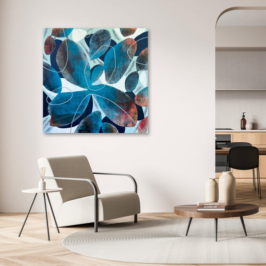 Diane Gosselin Oeuvre original - Peinture 40x40 Flora