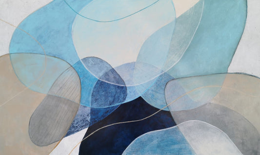 Diane Gosselin Oeuvre original - Peinture 36x60 Happiness 22