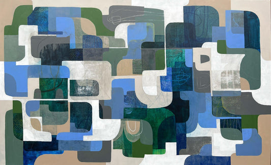 Diane Gosselin Oeuvre original - Peinture 36x60 Momentum