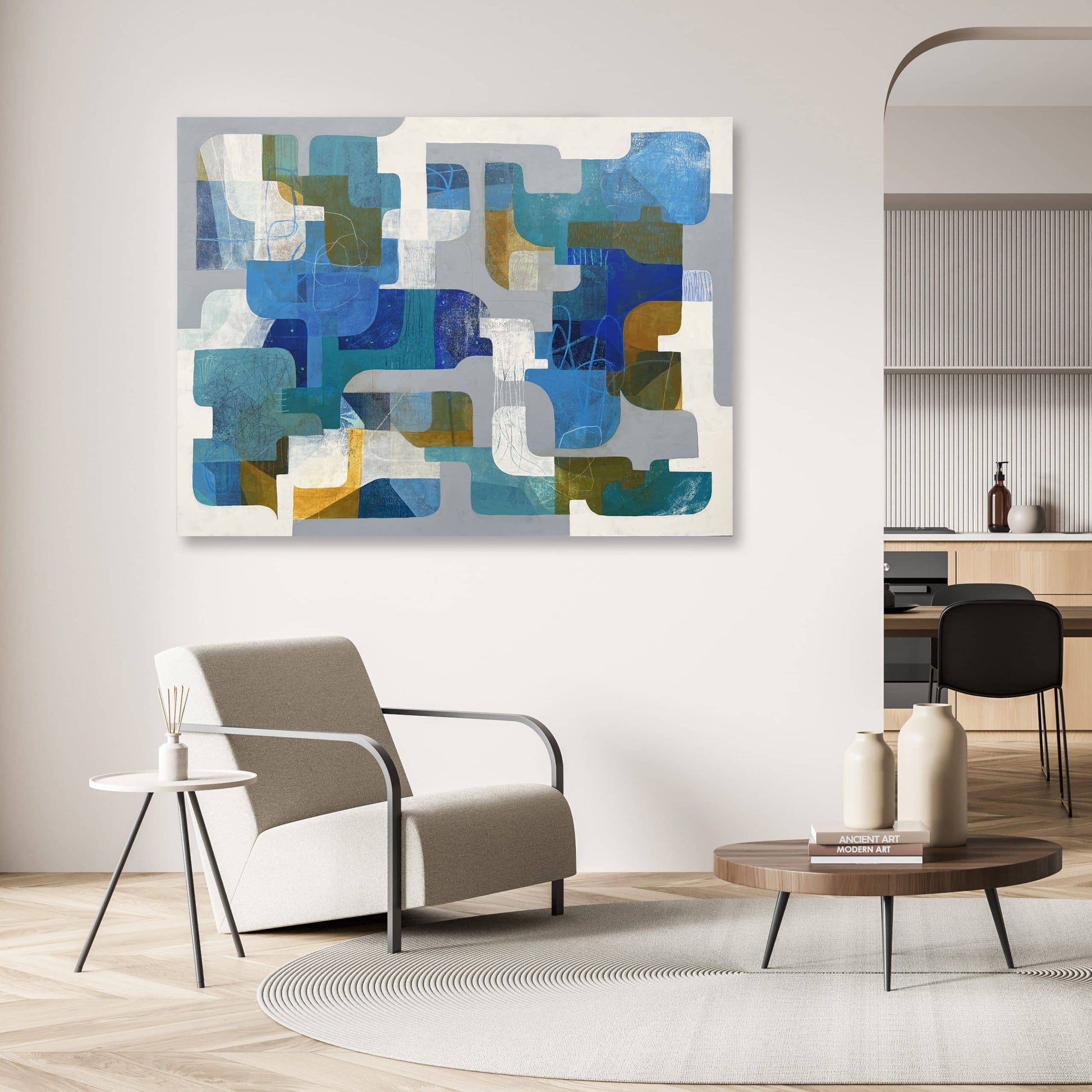 Diane Gosselin Oeuvre original - Peinture 36x48 Palm Spring