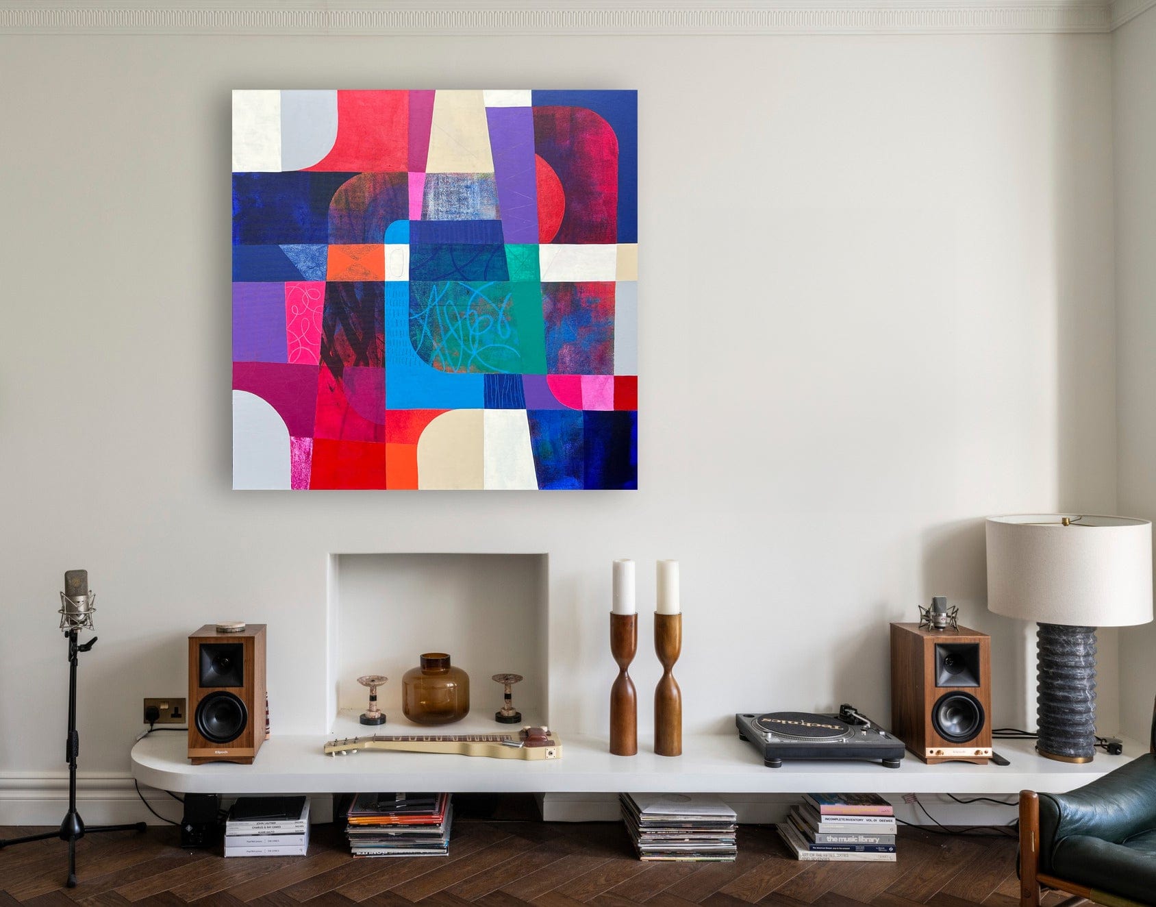 Diane Gosselin Oeuvre original - Peinture 36x36 Rebel Soul 2