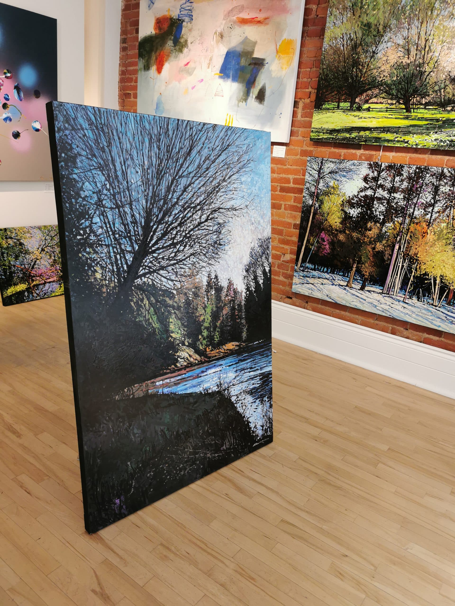 Eduard Gurevich Oeuvre original - Peinture 57x38 Previously Challenged