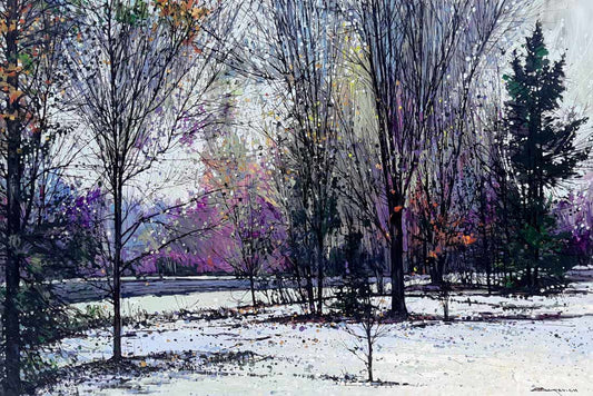 Eduard Gurevich Oeuvre original - Peinture 38x57 Remember You Tomorrow