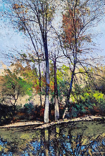 Eduard Gurevich Oeuvre original - Peinture 57x38 So Long