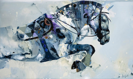 Éric Robitaille Oeuvre original - Peinture 36x60 Parade escape