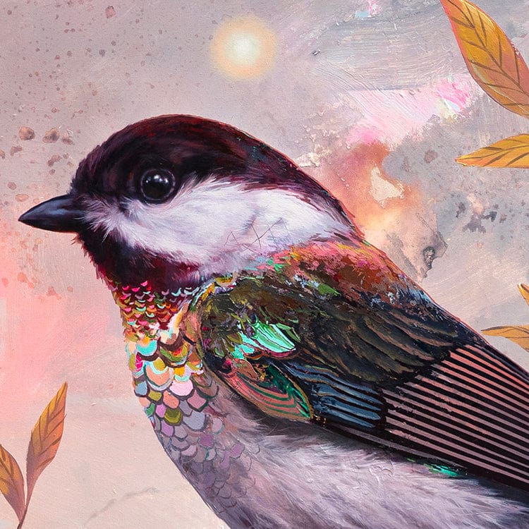 Éric Robitaille Oeuvre original - Peinture 36x36 Sans vertige