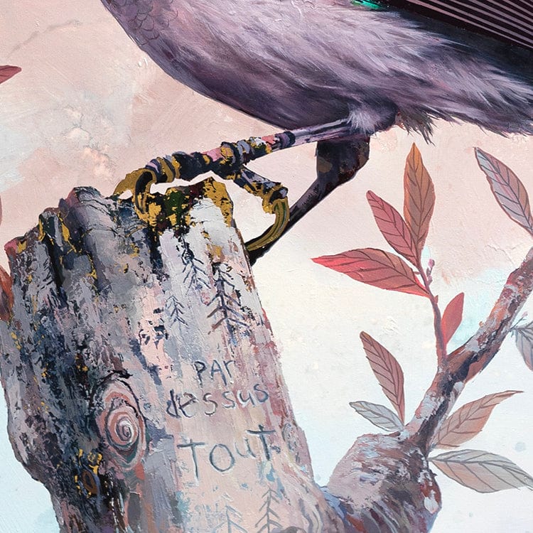 Éric Robitaille Oeuvre original - Peinture 36x36 Sans vertige