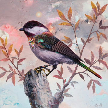 Éric Robitaille Oeuvre original - Peinture 36x36 Sans vertige