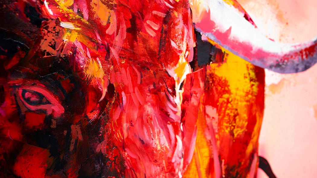 Éric Robitaille Oeuvre original - Peinture 42x42 The Entrance