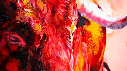 Éric Robitaille Oeuvre original - Peinture 42x42 The Entrance