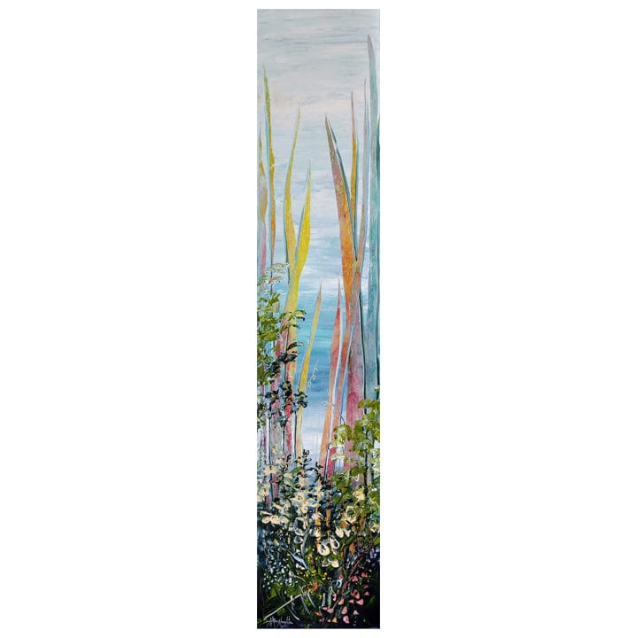 Hanna MacNaughtan Oeuvre original - Peinture 48x10 Beyond The Portage