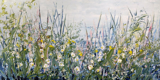 Hanna MacNaughtan Oeuvre original - Peinture 30x60 Grateful For You