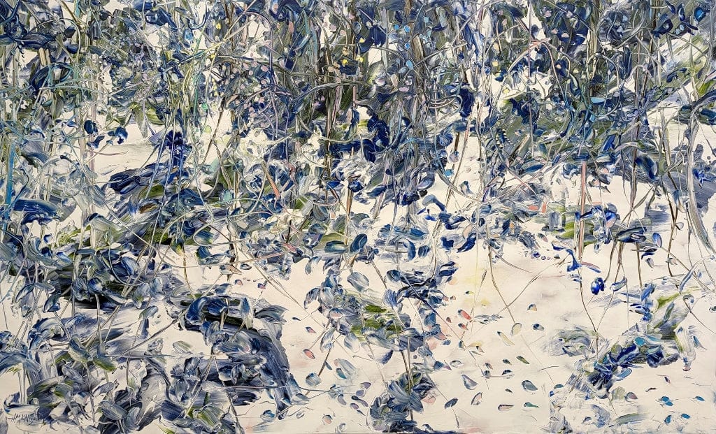 Hanna MacNaughtan Oeuvre original - Peinture 36x60 It Makes Sens To Me