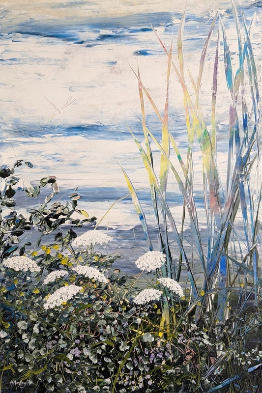Hanna MacNaughtan Oeuvre original - Peinture 36x24 It's Going To Be Alright