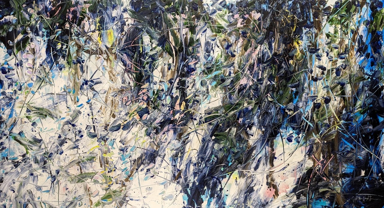 Hanna MacNaughtan Oeuvre original - Peinture 40x72 It's This Way
