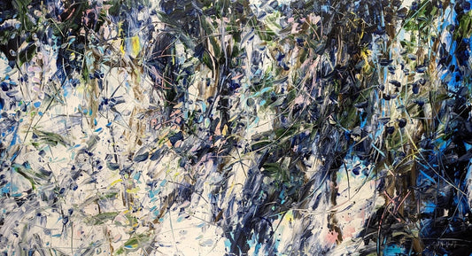 Hanna MacNaughtan Oeuvre original - Peinture 40x72 It's This Way