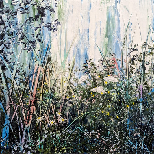 Hanna MacNaughtan Oeuvre original - Peinture 36x36 There's Just Something About You!