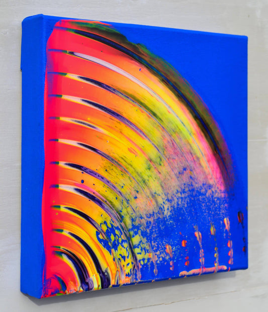 Isabelle Beaubien Oeuvre original - Peinture 10x10 Ça va bien aller