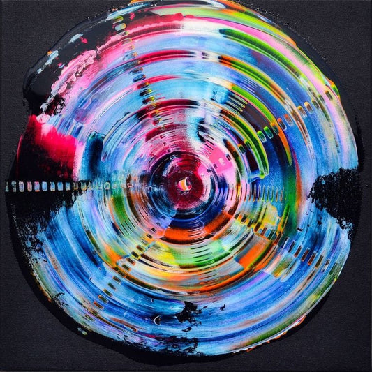 Isabelle Beaubien Oeuvre original - Peinture 12x12 Ecstasy