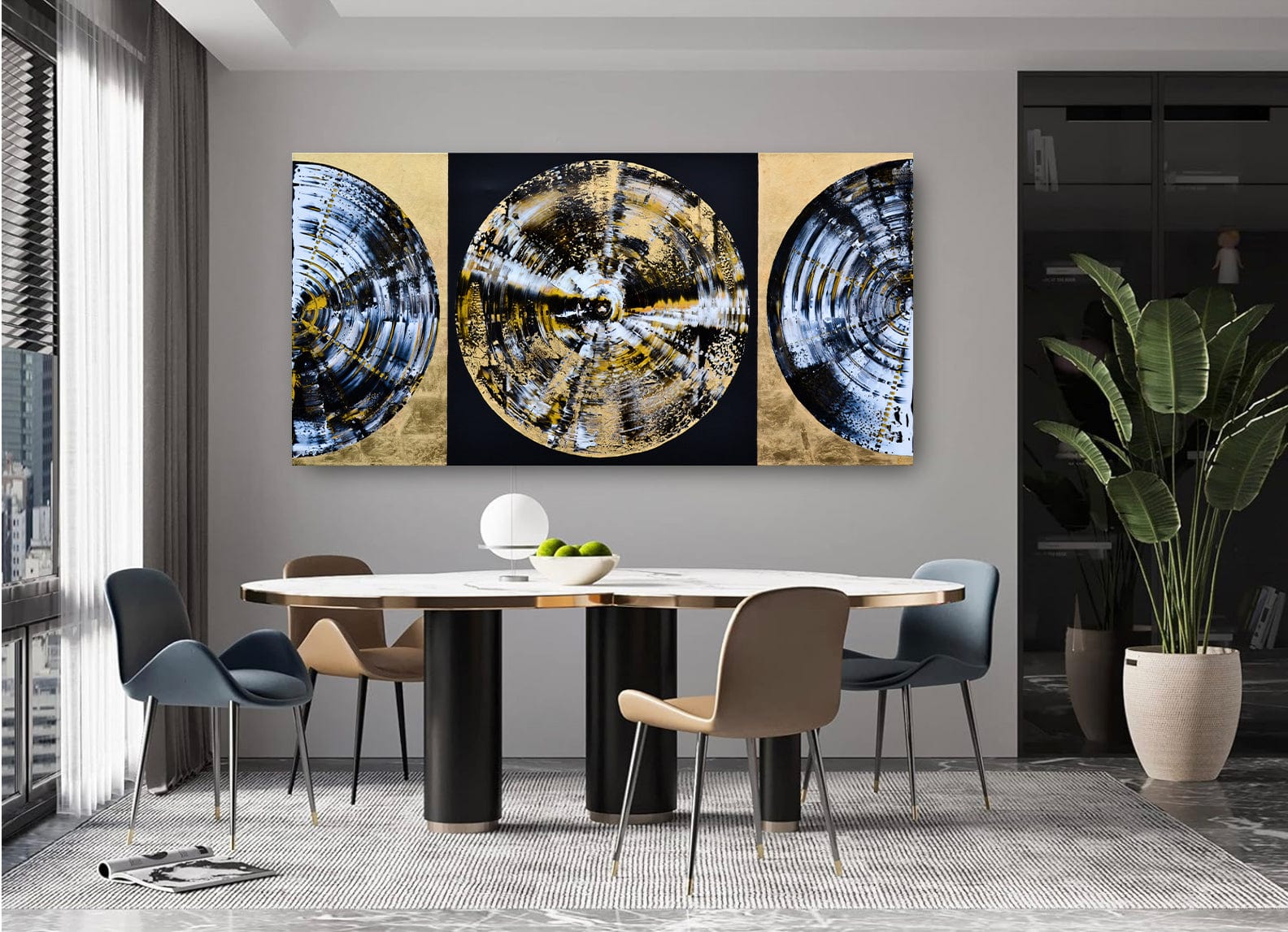 Isabelle Beaubien Oeuvre original - Peinture 36x72 Everything