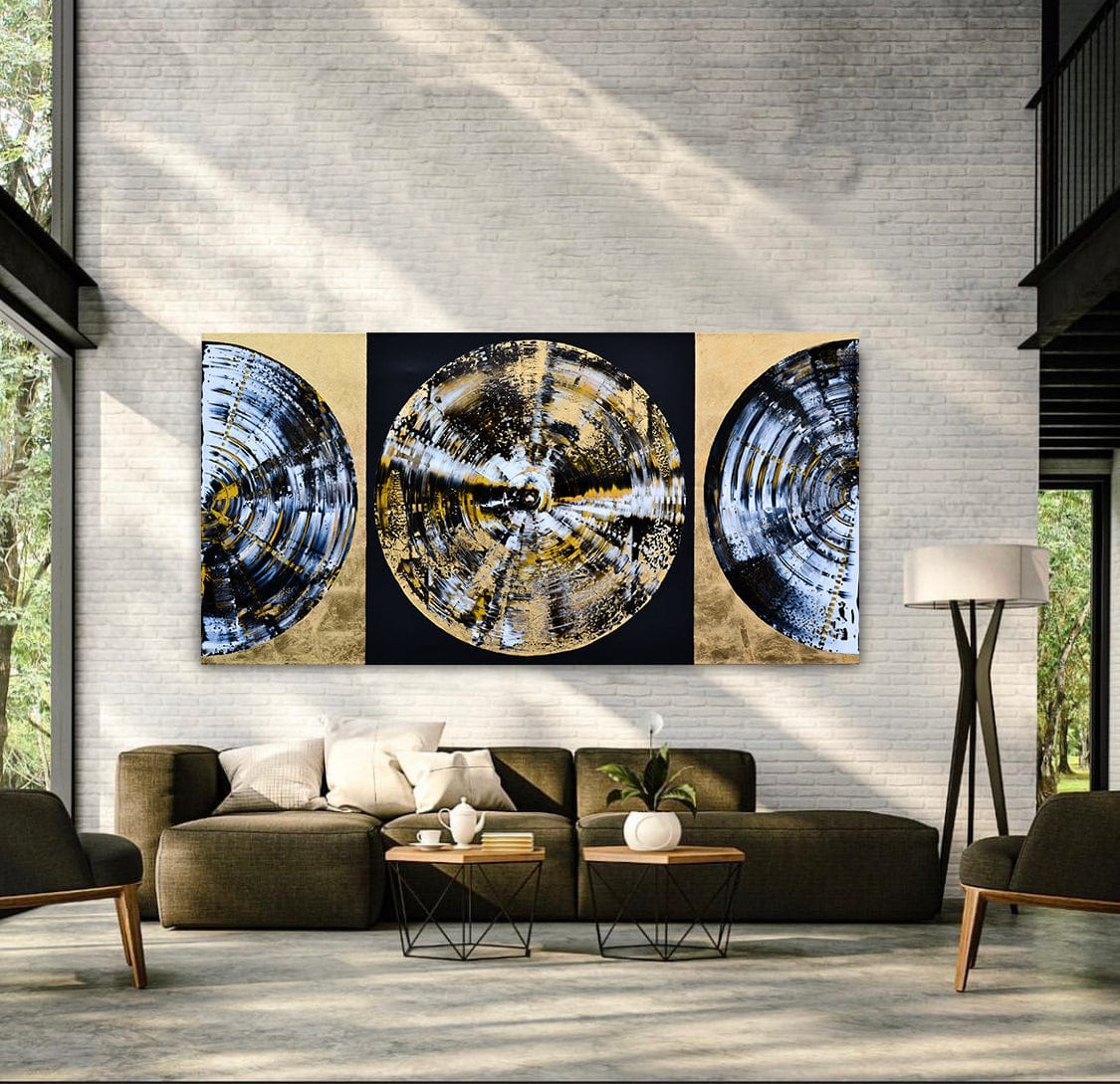 Isabelle Beaubien Oeuvre original - Peinture 36x72 Everything