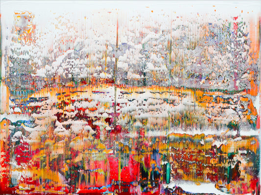 Isabelle Beaubien Oeuvre original - Peinture 36x48 Fire In The Snow
