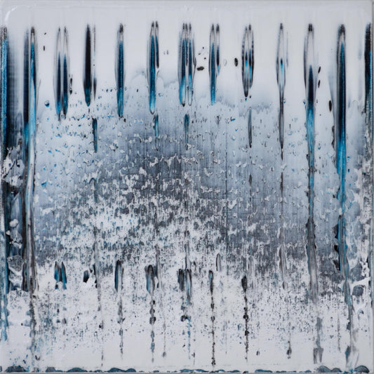 Isabelle Beaubien Oeuvre original - Peinture 12x12 Glacier